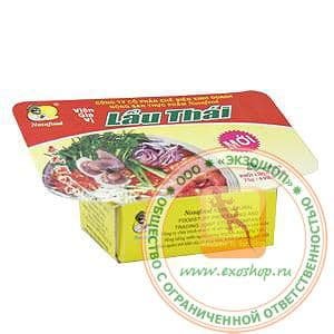 NOSAFOOD - VIEN GIA VI LAU THAI - приправа специи для приготовления супа Лао - 4 кубика - 75 гр. Пр-во Вьетнам.