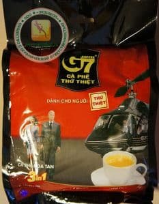 Trung Nguyen Coffee G7 3 in 1 - быстрорастворимый натуральный вьетнамский черный кофе - 25 пакетиков - 400 гр.