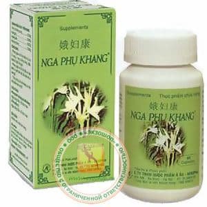 NGA PHU KHANG - Травяной препарат для женщин и мужчин, лечение мочеполовой системы (рак шейки матки, миомы, кисты яичников, опухоли предстательной железы у мужчин, и др.) - 60 таблеток. Пр-во Вьетнам.