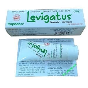 LEVIGATUS - TOPICAL CREAM (ЛЕВИГАТУС) - сильнейшая вьетнамская антисептическая мазь от порезов, ожогов, прыщей, ран, сыпи и ссадин - 1 тюбик.