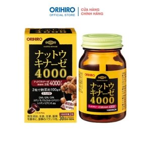 ПРЕПАРАТ (OMEGA 3 4000 FU ORIHIRO - НАТТО КИНАЗА 4000 С  ОМЕГА-3 (DHA, EPA, DPA), РУТИНОМ И ВИТАМИНОМ Р) - ЛЕЧЕНИЕ ИНСУЛЬТА И СЕРДЕЧНО СОСУДИСТОЙ СИСТЕМЫ – 60 КАПСУЛ. ЯПОНИЯ.