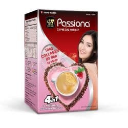 Trung Nguyen Coffee (Passiona) - растворимый 14 пакетиков - 4 in 1, с коллагеном.