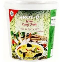 Знаменитая зеленая Тайская паста карри для приготовления супа  "AROY-D" - 400 гр. Таиланд